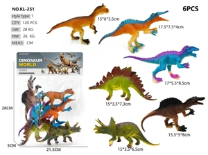 6 dinosaurs