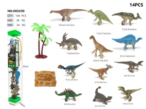 12 Dinosaurs PVC Square Tube