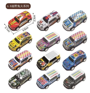 6.8 cm Glide Off-Road Tin Car