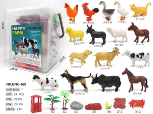 Extra Large Bucket 16 Farm Animals 39 Accessories