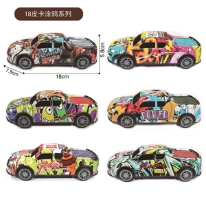 18cm Inertia Pickup Metal Car OPP Card Header Bag