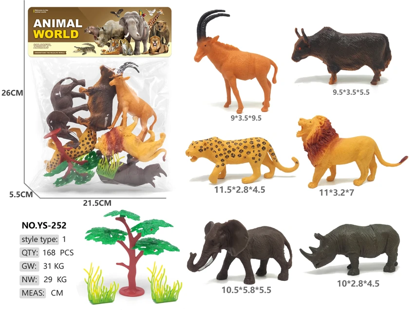 6 Wild Animals
