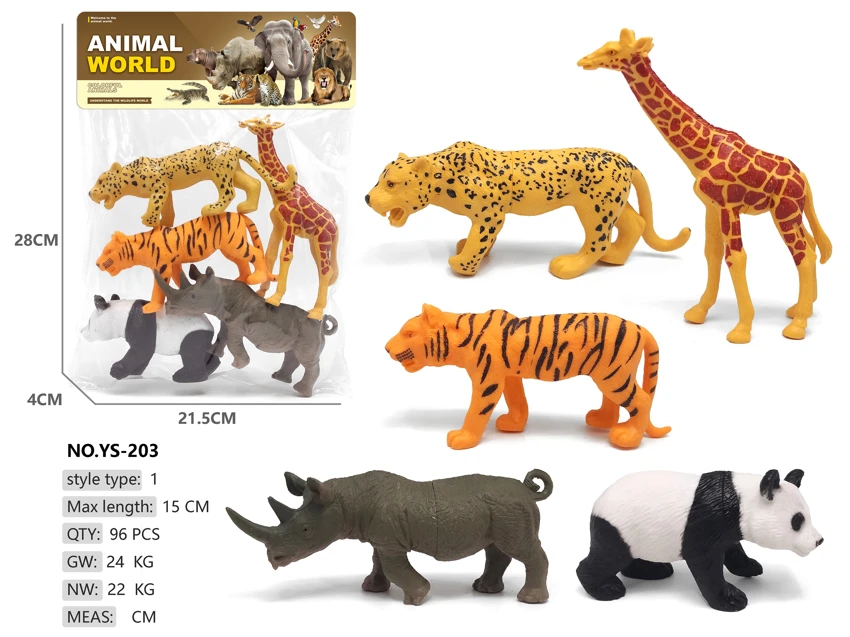 5 Wild Animals Panda