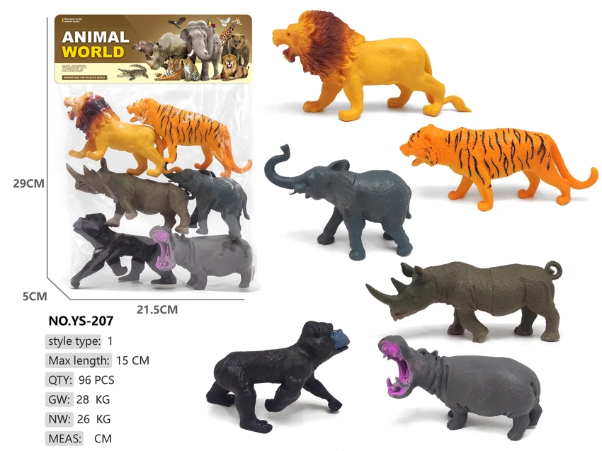 6 Wild Animals Gorilla