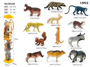 Medium 12 Wild Animal Cylinder B