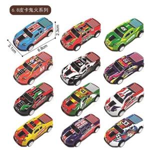 6.8 cm Glide Pickup Tin Car