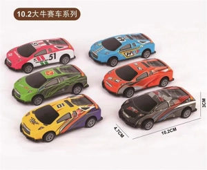10.2cm Metal Pull-Back Bull Car