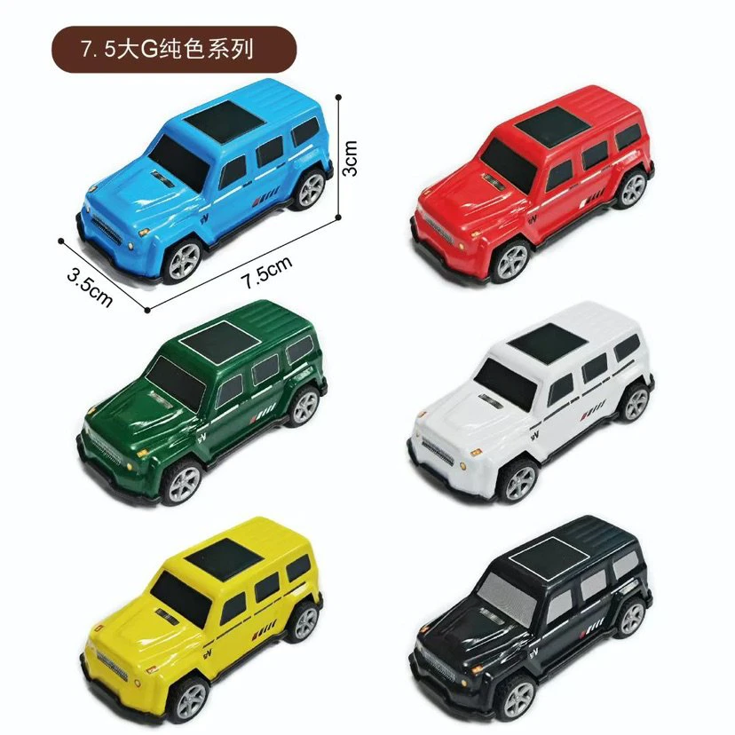 7.5 cm Big G Metal Pullback Car, Solid Color