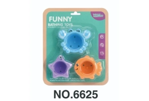 Ocean Bath Water Play Stacking Cups Three Colors
3 PCS