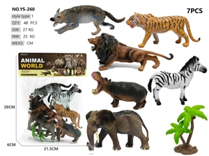 6 Solid Wild Animals