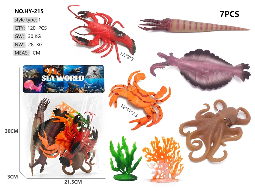 Solid 5 Prehistoric Marine Animals