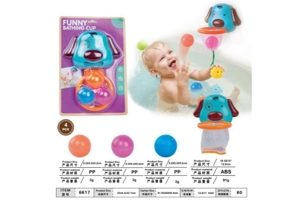 Bathing Dog Basketball