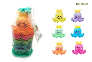 Ocean Bath Stacking Cups Octopus 6-Piece Set