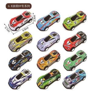 6.8 cm Glide Tin Car