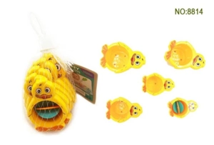 Ocean Bath Stacking Cups Tang Duck 5-Piece Set