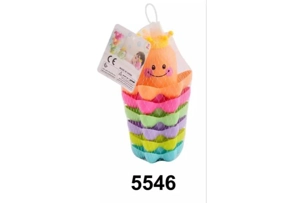 Ocean Bath Octopus Stacking Cups 6 Colors