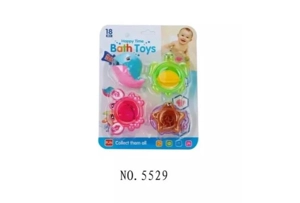 Ocean Bath Stacking Cups Set Four Colors