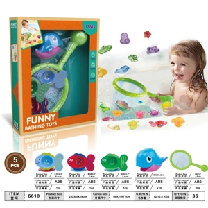 Bath Fish Net Ocean Set