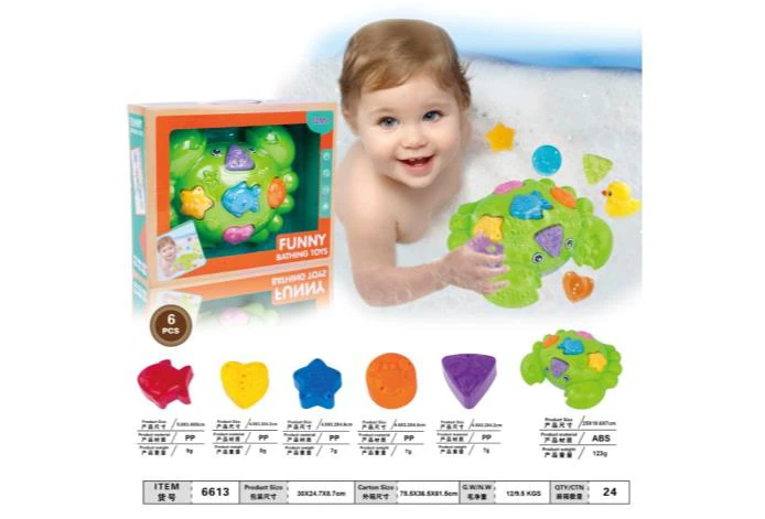 Crab Bath Beach 5 Colors Building Block Set