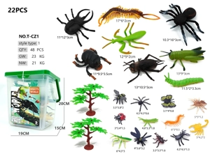 Insect Animal Bucket Set 22pcs