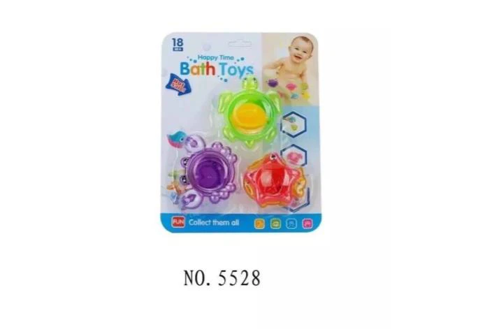 Ocean Bath Stacking Cups Four Colors