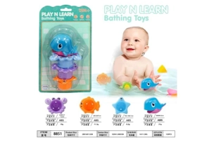 Ocean Bath Stacking Cup Set Three Colors