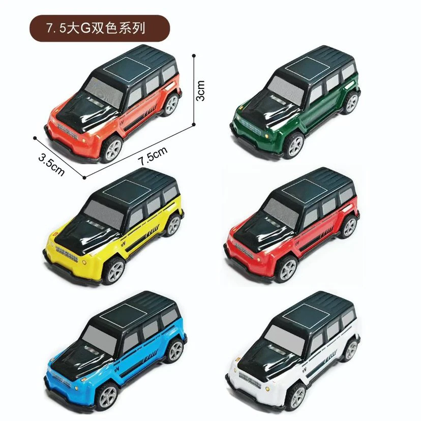 7.5 cm Metal Big G Pullback Car, Two-Tone