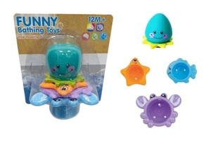 Stacking Cup Pond Octopus 4-Piece Set