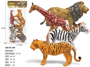 4 Extra Large Lion Tiger Zebra Giraffe