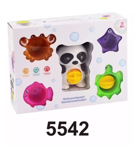 Ocean Bath Stacking Cups Panda Set 4 Colors