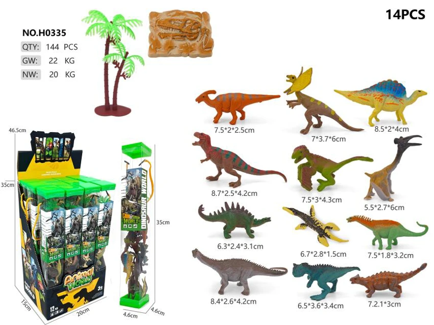 Medium 12 Dinosaur Display Box B