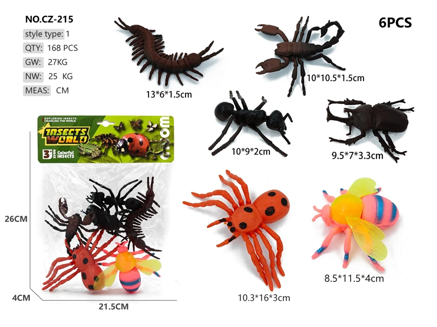 6 large insects centipedes