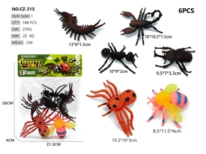 6 large insects centipedes