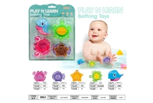 Ocean Bath Stacking Cup Set Four Colors