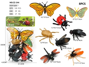 8 insect models, large butterfly