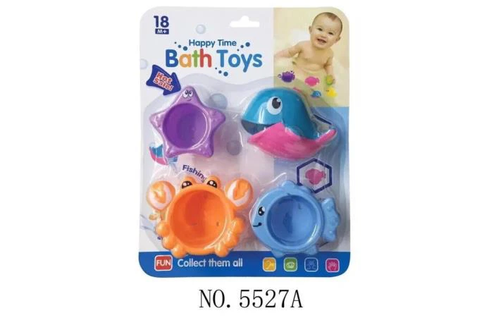 Ocean Bath Stacking Cups Set Three Colors