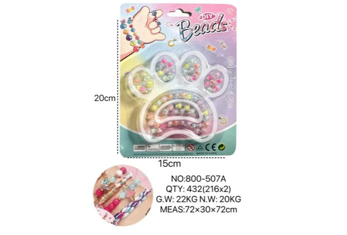 DIY Playing House Girl Toys Beaded Cartoon Hand Butterfly