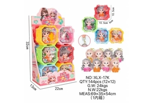 Playhouse Girl Toy Assembly Box Barbie (Price per piece for 12PCS)