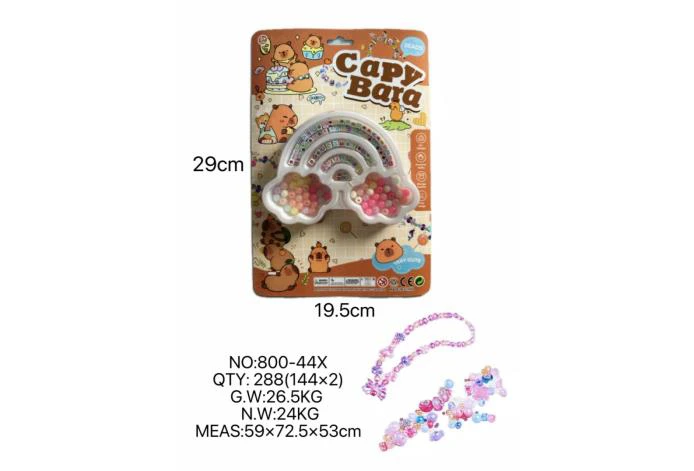 DIY Playhouse Girl Toy Beads Capybara Cloud