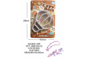 DIY pretend play girl toy beaded capybara balloon