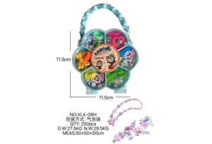 DIY playhouse girl toy beads cloth plum blossom