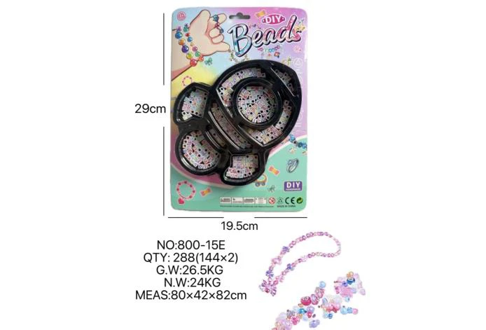 DIY playhouse girl toy beads cartoon hand rocket