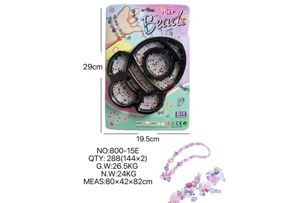 DIY playhouse girl toy beads cartoon hand rocket