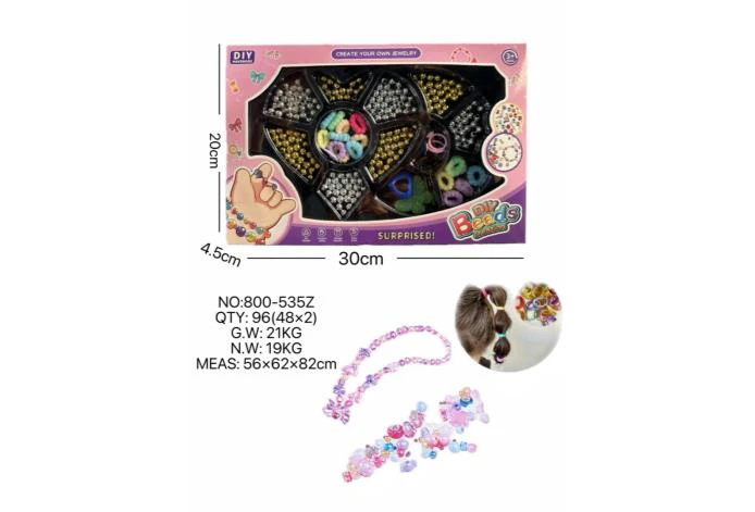 DIY Beaded Cartoon Hand Heart