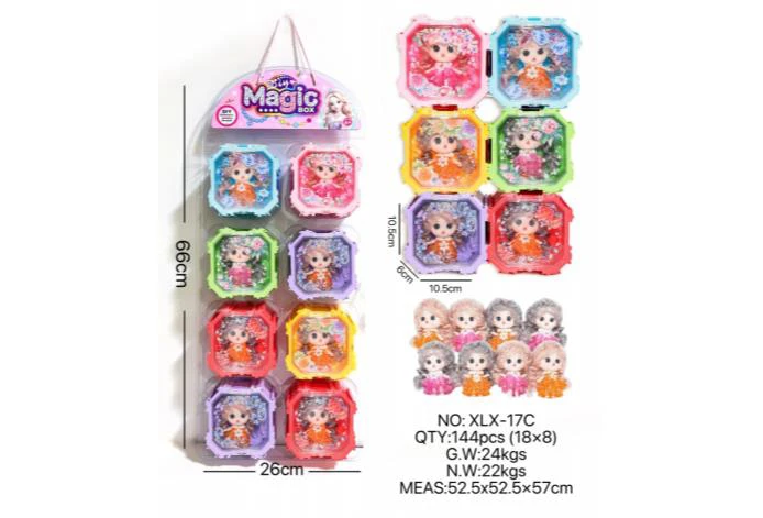 Playhouse Girl Toy Assembly Box Barbie (Price per piece for 8PCS)