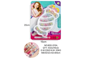 DIY Playing House Girl Toys Beaded Cartoon Capybara Butterfly