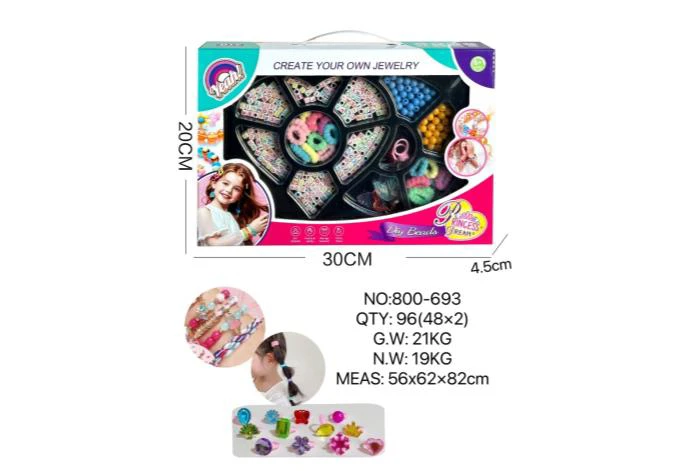 DIY Playing House Girl Toys Beaded Cartoon Capybara Butterfly