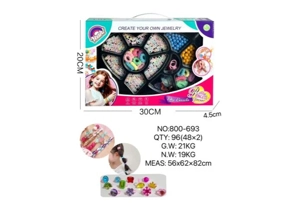 DIY Playing House Girl Toys Beaded Cartoon Capybara Butterfly