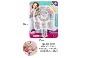 DIY Playing House Girl Toys Beaded Cartoon Capybara Square