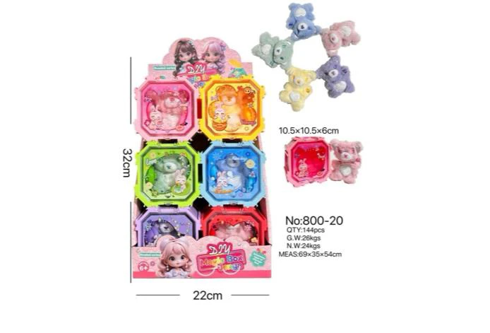 Cute Bear without Handle (Price per piece for 12PCS)